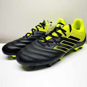 NEW Adidas COPA 19.3 Soccer Football FG Men's Cleats Shoes Black Neon Size 12